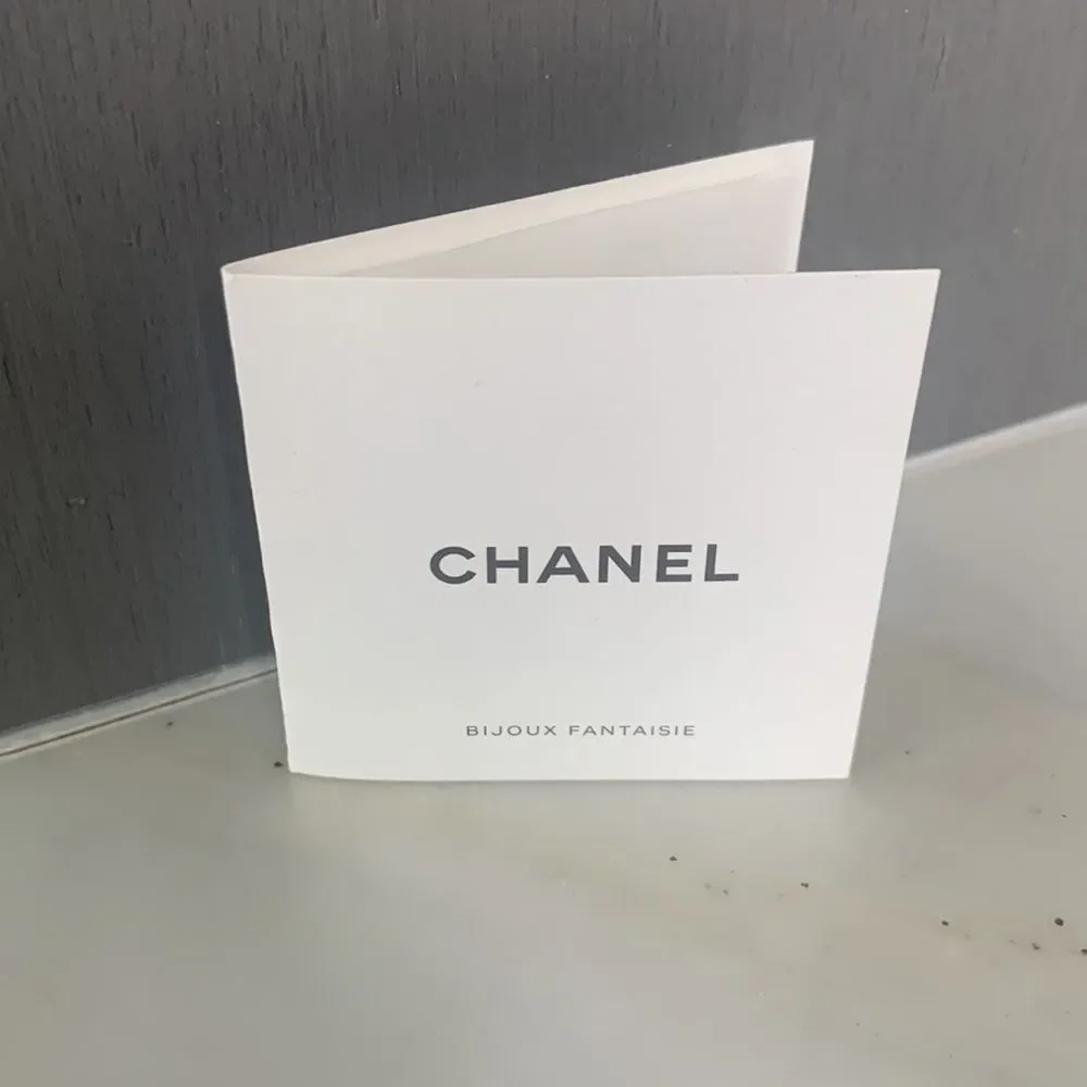 CHANEL Empty Small Shopping Bag – 5.5” x 5.5” x 2” with Extras